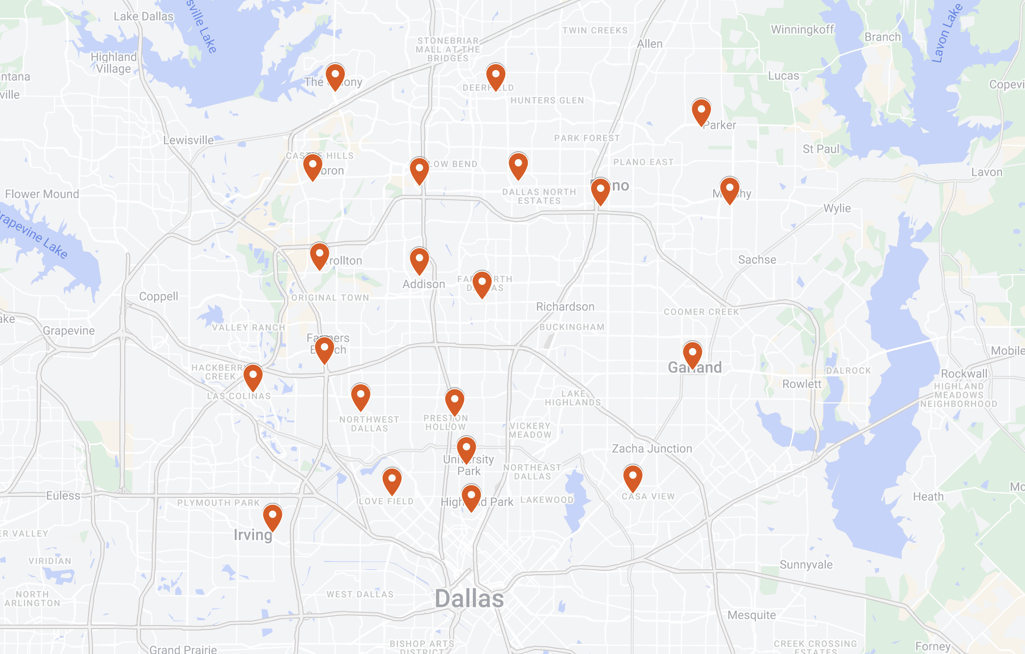 North Dallas Storage Locations